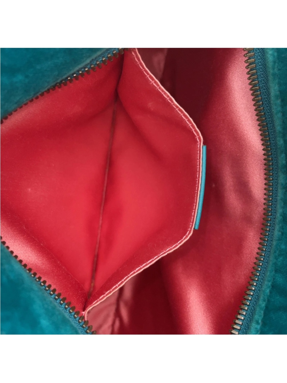 Gucci Teal Quilted Velvet GG Marmont Crossbody Bag - Picture 9 of 16